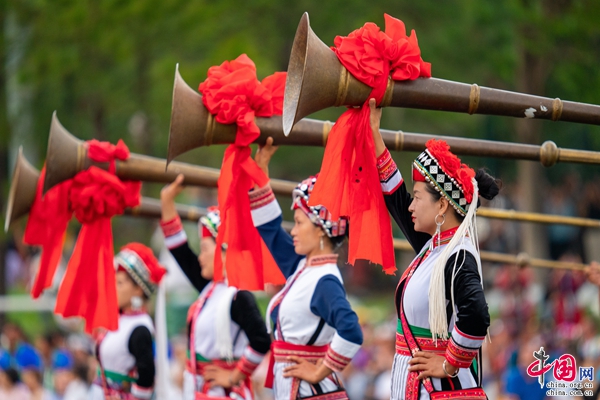 中国·弥勒第十一届阿细跳月民族节开幕